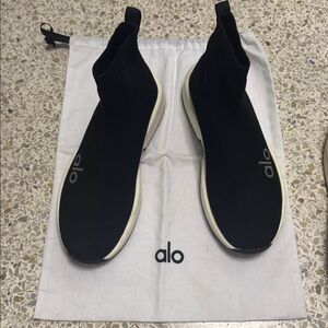 ALO Yoga Black Sock Sneakers
